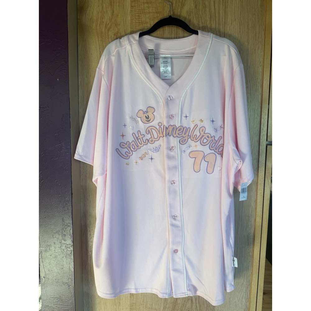 Disney Parks Disneyworld Halloween Cutie Ghost Baseball Jersey Size XXL NWT